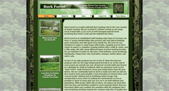 Desktop Screenshot of buckforest.net