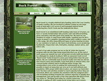 Tablet Screenshot of buckforest.net